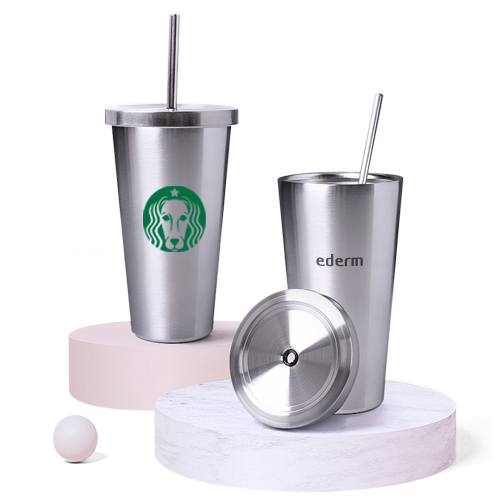 에덤 304 스벅텀블러600ml (이중진공)보온.보냉 : 빨대포함