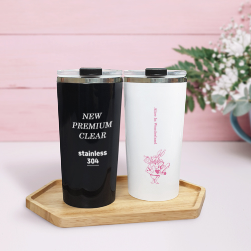 프리미엄_누드탑 304 이중스텐텀블러 450ml /  납성분 없는, 최고급 304스텐리스스틸